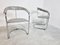 Vintage Chrome and Leather Dining Chairs, 1980s, Set of 6 2