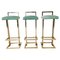 Chrome Bar Stools for Belgochrom, Set of 3, 1970s 1