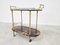 Italian Lacquered Goatskin Parchment Serving Bar Cart by Aldo Tura, 1960s 8