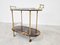 Italian Lacquered Goatskin Parchment Serving Bar Cart by Aldo Tura, 1960s, Image 8