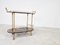 Italian Lacquered Goatskin Parchment Serving Bar Cart by Aldo Tura, 1960s 10
