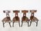 Vintage Brutalist Dining Chairs, Set of 4, 1960s 3