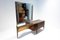 Mid-Century Modern Italian Wooden Dressing Table with Lightning Mirror, 1960s, Image 13