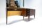 Mid-Century Modern Italian Wooden Dressing Table with Lightning Mirror, 1960s 4