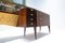 Mid-Century Modern Italian Wooden Dressing Table with Lightning Mirror, 1960s, Image 8