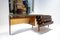 Mid-Century Modern Italian Wooden Dressing Table with Lightning Mirror, 1960s, Image 9