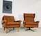 Vintage Danish Cognac Lounge Chair Set by Svend Skipper, 1965, Set of 2 6