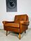 Vintage Danish Cognac Lounge Chair Set by Svend Skipper, 1965, Set of 2 5