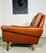 Vintage Danish Cognac Lounge Chair Set by Svend Skipper, 1965, Set of 2 3