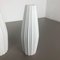 Vase Op Art en Porcelaine par Heinrich Selb, Allemagne, 1970s, Set de 2 9