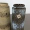Jarrones Fat Lava 206-26 de cerámica de Scheurich, Germany, años 70. Juego de 2, Imagen 6