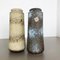 Pottery Fat Lava 206-26 Vases by Scheurich, Germany, 1970s, Set of 2 3