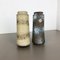 Pottery Fat Lava 206-26 Vases by Scheurich, Germany, 1970s, Set of 2, Image 2