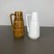 Vintage Pottery Fat Lava Glazed Vases by Scheurich, Germany, 1970s, Set of 2 2