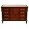 Louis XVI Mahogany Veneer & Brass Marquetry Commode, Image 1