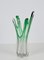 Italienische Mid-Century Vase aus grünem Muranoglas von Fratelli Toso, 1950er 6