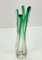 Mid-Century Italian Green Murano Glass Vase Attributed to Fratelli Toso, 1950s, Image 18
