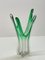 Italienische Mid-Century Vase aus grünem Muranoglas von Fratelli Toso, 1950er 19