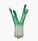 Mid-Century Italian Green Murano Glass Vase Attributed to Fratelli Toso, 1950s, Image 14
