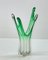 Mid-Century Italian Green Murano Glass Vase Attributed to Fratelli Toso, 1950s 15