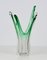 Italienische Mid-Century Vase aus grünem Muranoglas von Fratelli Toso, 1950er 7
