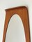 Mid-Century Italian Curved Wood Wall Mirror by Franco Campo and Carlo Graffi, 1960s 17