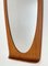 Mid-Century Italian Curved Wood Wall Mirror by Franco Campo and Carlo Graffi, 1960s 16