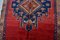 Turkish Red & Royal Blue Wool Living Room Rug 6