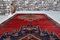 Tappeto da salotto in lana rossa e blu, Turchia, Immagine 3