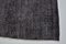 Vintage Distressed Anthracite Gray Rug 3