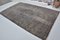 Vintage Dark Gray Hand Knotted Rug, Image 7