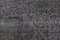 Vintage Dark Gray Hand Knotted Rug, Image 4