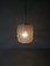 German Handmade Glass Pendant Lamp from Doria, 1960s 6