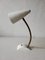 Mid-Century German Metal White Body Gooseneck Desk Lamp, 1950s, Image 3