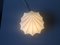 German Shell Design Opaline Glass Sconces, 1960s, Set of 3, Image 6