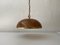 Italian Resin Shade with Leafs Pendant Lamp, 1970s 3