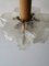 Lámpara de araña austriaca de 12 brazos con cuerpo de madera y vidrio de Temde, años 60, Imagen 4