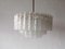 Glass Tubes Chandelier from Doria, Germany, 1960s, Image 1