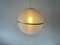 Italian Acrylic and Gold Metal Ball Design Ceiling Lamp, 1970s 3