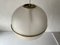 Italian Acrylic and Gold Metal Ball Design Ceiling Lamp, 1970s 4