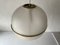 Italian Acrylic and Gold Metal Ball Design Ceiling Lamp, 1970s, Image 4
