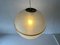 Italian Acrylic and Gold Metal Ball Design Ceiling Lamp, 1970s 5