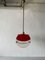 Italian Red Plastic Pendant Lamp, 1970s, Image 9