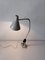 Industrial German White Metal Task Desk Lamp , 1970s 4