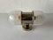 Double Side Glass & Chrome Metal Sconce, 1970s, Image 4