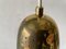 Swedish Full Brass Pendant Lamp by Boréns Borås, 1950s 10