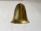 Swedish Full Brass Pendant Lamp by Boréns Borås, 1950s 2