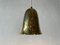 Swedish Full Brass Pendant Lamp by Boréns Borås, 1950s, Image 1