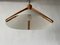 Italian Plastic Paper and Wood Pendant Lamp from Domus, 1980s 6