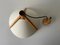 Lámpara colgante italiana de papel y madera de Domus, años 80, Imagen 9